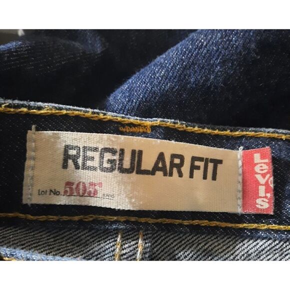 Levi's 505 Jeans Mens Size 34 34 Classic Core - Picture 6 of 7